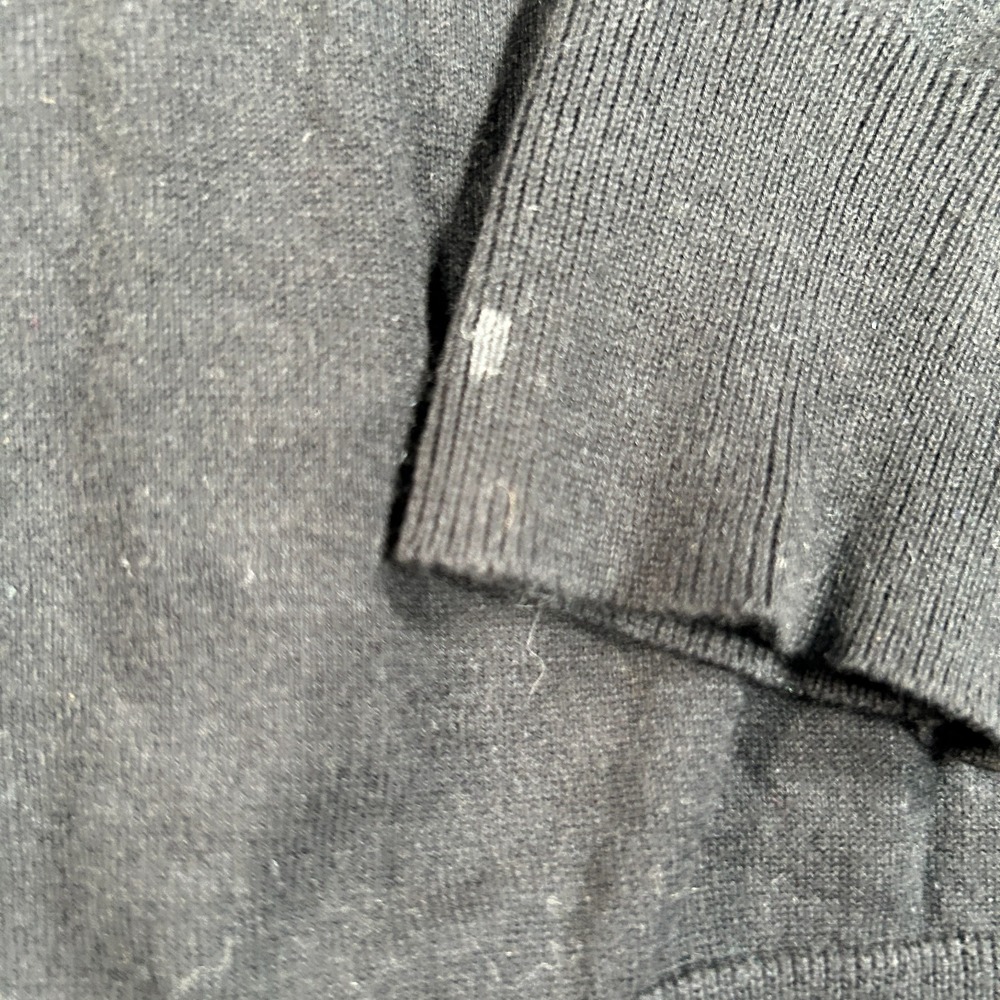 J.Crew Sweater Womens Small Black Cardigan Ribbed Knit‎ Classic Holiday Stretch - Picture 10 of 12